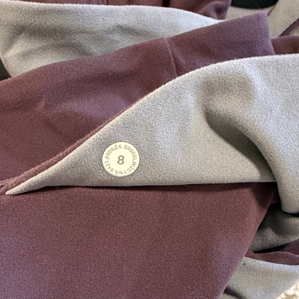 3/$13 ✨ lululemon athletica Deep Purple, Grey Reversible Sports Bra - Picture 5 of 5
